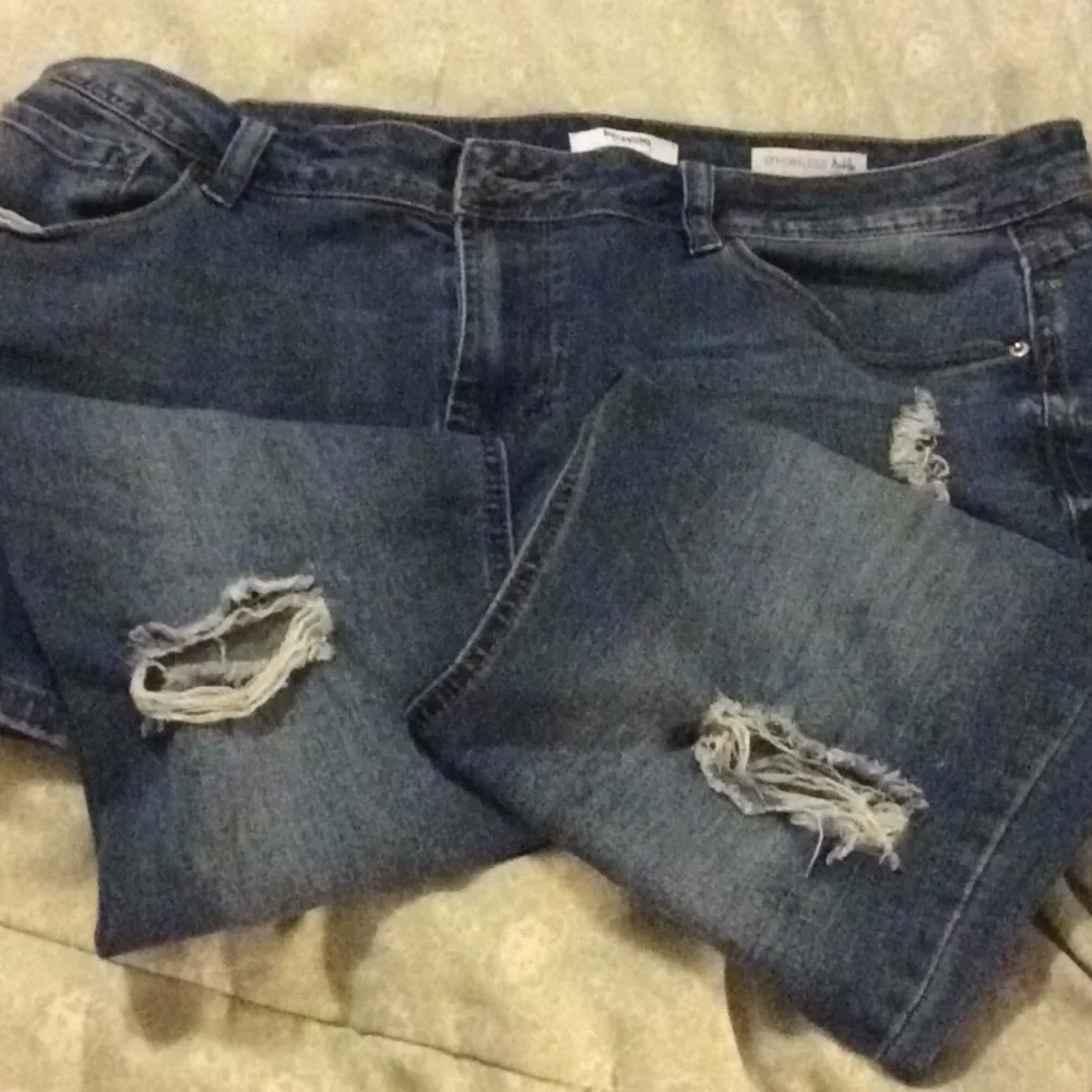KENZIE Effortless Ankle distressed stretch jeans - Picture 1 of 2